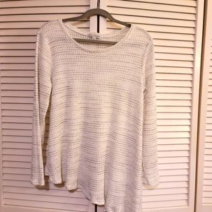 Asymmetrical knit top
